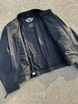 Harley Davidson MENS LARGE Leather Jacket STOCK Bar & Shield 98112-06VM 3XL