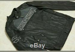 Harley Davidson Men Horizon Trademark Bar&Shield Leather Jacket M 2XL 97192-14VM