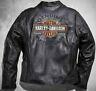Harley Davidson Men Roadway Black Leather Riding Jacket Bar&shield Xl 98015-10vm