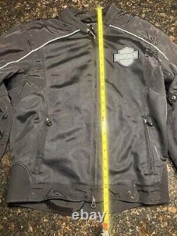 Harley Davidson Men's 2 in 1 Bar & Shield/Polyester Motorcycle Jacket/Armor (M)