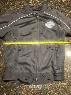 Harley Davidson Men's 2 in 1 Bar & Shield/Polyester Motorcycle Jacket/Armor (M)