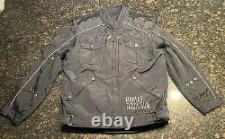 Harley Davidson Men's 2 in 1 Bar & Shield/Polyester Motorcycle Jacket/Armor (M)