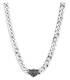Harley-davidson Men's 22 In. Bar & Shield Pendant Curb Chain Necklace, Steel