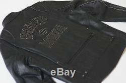 Harley Davidson Men's Bad Moon Bar&Shield Black Leather Jacket XL 97149-07VM