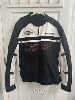 Harley Davidson Men's Bar & Shield/ HD-MC/Double Lined/Motorcycle Jacket Size 2X