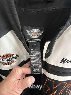 Harley Davidson Men's Bar & Shield/ HD-MC/Double Lined/Motorcycle Jacket Size 2X