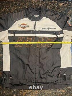 Harley Davidson Men's Bar & Shield/ HD-MC/Double Lined/Motorcycle Jacket Size L