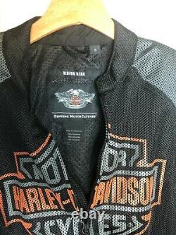 Harley Davidson Men's Bar & Shield Logo Mesh Jacket 98233-13VM Sz S SUPERB