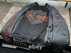 Harley Davidson Men's Bar & Shield Logo Mesh Jacket XXL 2XL 98233-13VM 01696