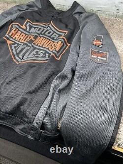 Harley Davidson Men's Bar & Shield Logo Mesh Jacket XXL 2XL 98233-13VM 01696