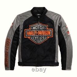 Harley-Davidson Men's Bar & Shield Logo mesh jacket