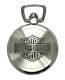 Harley-davidson Men's Bar & Shield Stainless Steel Pocket Watch With Chain 76a165