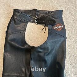 Harley-Davidson Men's Bar & Shield Stock Leather Chaps 98090-06VM