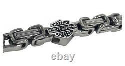Harley-Davidson Men's Classic Bar & Shield Double Link Bracelet HSB0010