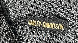Harley Davidson Men's Full Zip Bar & Shield Logo Armor Mesh Jacket Size Small