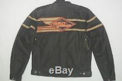 Harley Davidson Men's LEGEND Distressed Leather Jacket Bar&Shield 2XL 98025-12VM
