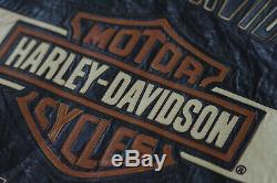 Harley Davidson Men's Prestige Leather USA Made Jacket Bar&Shield 97000-05VM XL