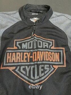 Harley Davidson Men's Riding Gear Jacket XL Bar & Shield Mesh Motorcycle