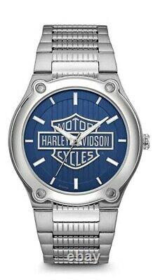 Harley-Davidson Men's Stainless Steel Watch Bar & Shield Watch B76A159