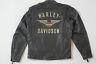 Harley Davidson Men's Top Wing Bar & Shield Black Leather Jacket 98058-13vm M