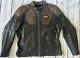 Harley Davidson Men's Trostel Bar&shield Black Brown Leather Jacket L 98053-19vm