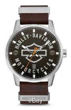 Harley Davidson Mens Bar & Shield Bulova Watch Limited Edition