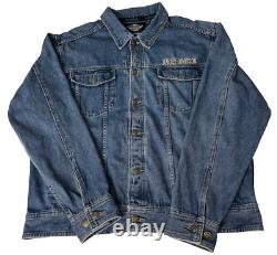 Harley Davidson Mens Bar & Shield Denim Jacket 99040-08VM L Hard to Find