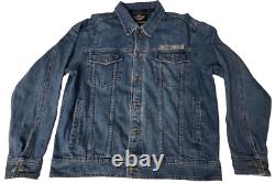 Harley Davidson Mens Bar & Shield Denim Jacket 99040-08VM L Hard to Find