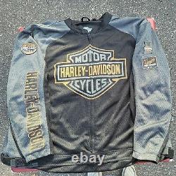 Harley Davidson Mens Bar & Shield Logo Mesh Jacket 98233-13VM. Size 5XL