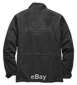 Harley Davidson Mens Bar & Shield Logo Military Field Jacket NWT