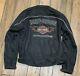 Harley Davidson Mens Bar Shield Racing Flames Ride Ready Mesh Jacket Size Large
