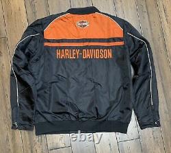 Harley Davidson Mens Casual Jacket Bar & Shield 98553-13VM Moto Ride Black