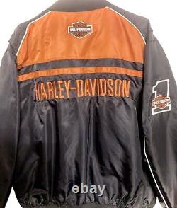 Harley-Davidson Mens Casual Jacket Moto Ride Bar & Shield Black 98553-15VM Nylon