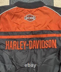 Harley-Davidson Mens Casual Jacket Moto Ride Bar & Shield Black 98553-15VM Nylon