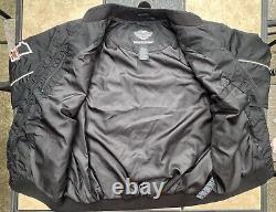 Harley-Davidson Mens Casual Jacket Moto Ride Bar & Shield Black 98553-15VM Nylon