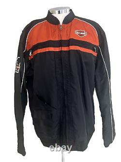 Harley-Davidson Mens Casual Jacket Moto Ride Bar & Shield Black 98553-15VM XL