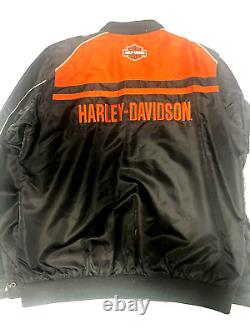 Harley-Davidson Mens Casual Jacket Moto Ride Bar & Shield Black 98553-15VM XL