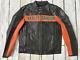 Harley Davidson Mens Classic Bar&shield Black Leather Riding Jacket L 98014-10vm