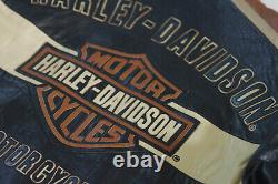 Harley Davidson Mens Prestige Leather USA Made Jacket Bar & Shield 97000-05VM XL