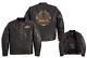 Harley Davidson Mens Vault Brown Leather Jacket Bar&shield Winged Xl 97178-14vm