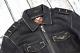 Harley Davidson Mens Vintage Winged Bar&shield Distressed Black Leather Jacket M