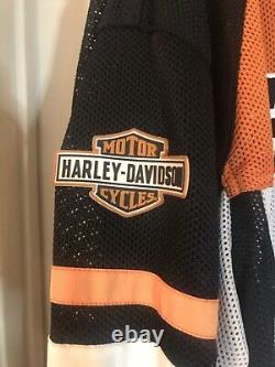Harley Davidson Mesh JacketRiding GearBar & Shield LogoWhite Mens Tall 2XL
