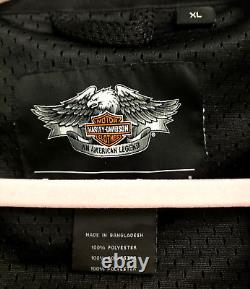 Harley Davidson Motorcycle Bar & Shield Mesh Riding Jacket 98233-13VM Size XL