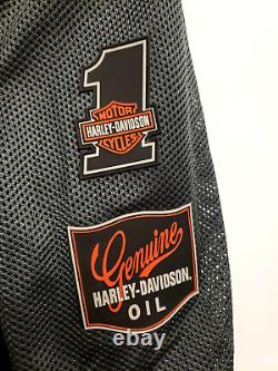 Harley Davidson Motorcycle Bar & Shield Mesh Riding Jacket 98233-13VM Size XL