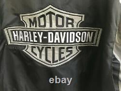 Harley Davidson Motorcycle Bar & Shield Nylon Bomber Jacket 98417-08VM Sz 3X