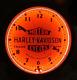 Harley Davidson Motorcycles 20 Bar & Shield Neon Clock-sign-light-roadhouse Col