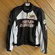 Harley Davidson Motorcycles Bar & Shield Logo Mesh Riding Jacket Mens L W Pads