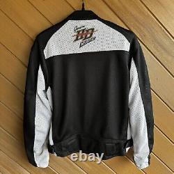 Harley Davidson Motorcycles Bar & Shield Logo Mesh Riding Jacket Mens L W Pads