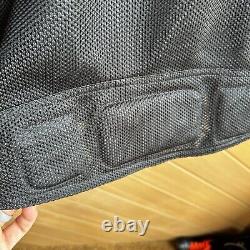 Harley Davidson Motorcycles Bar & Shield Logo Mesh Riding Jacket Mens L W Pads