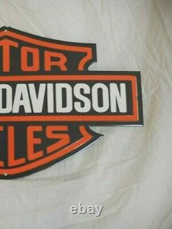 Harley Davidson Motorcycles Sales Bar and Shield 23 X 13 1/2